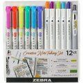 Zebra Pen Highlighters/Pen/Markers, 1AST, 12PK ZEB12012